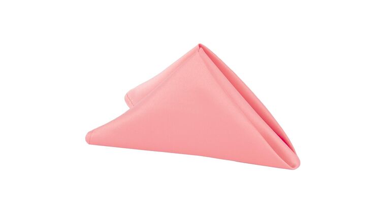 Lamour Satin Napkin 20″x20″ – Coral | Rental