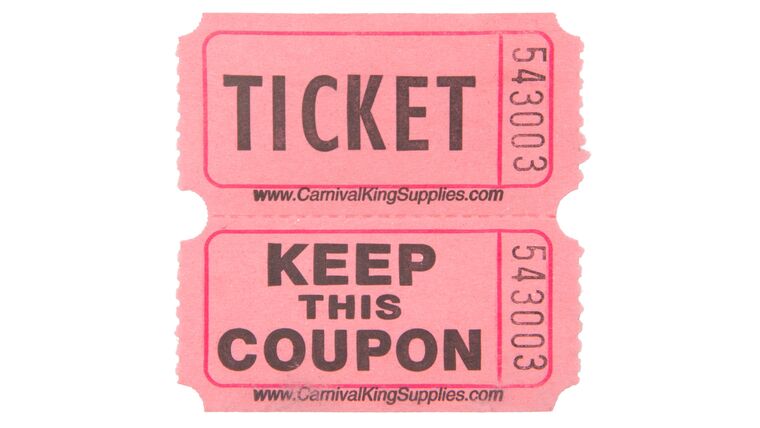 Part  – Pink Stack Roll Tickets (Double Roll – 2,000 Tickets) Purchase | Rental