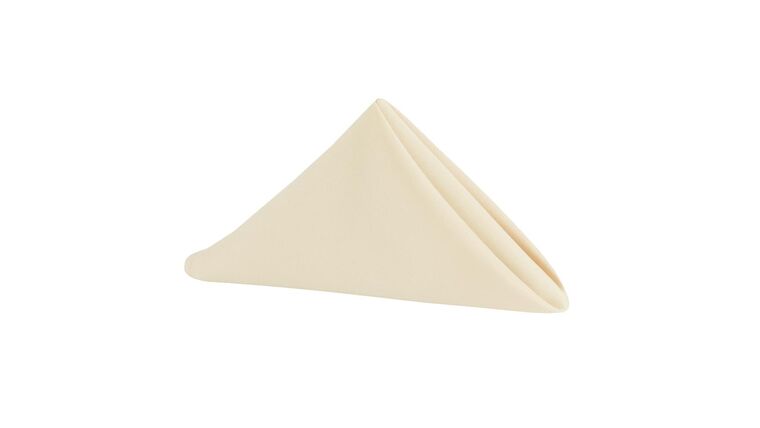 Polyester | 20″ x 20″ Nude Polyester Napkin | Rental