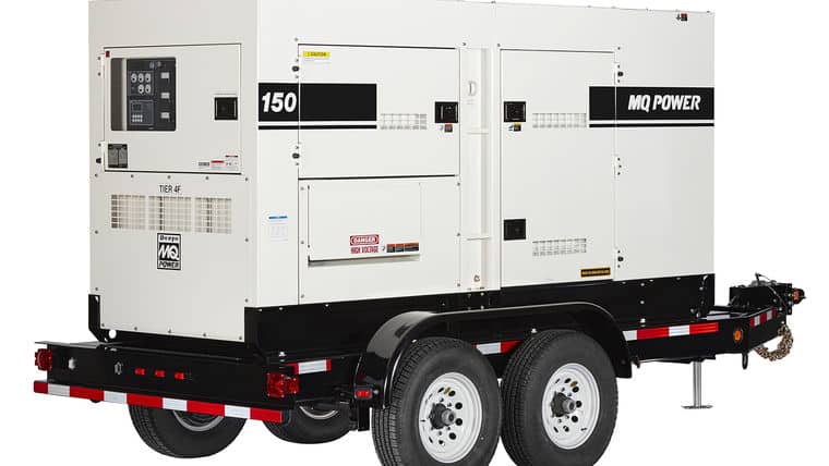 120 kW (150 kVA) and a standby rating of 132 kW (165 kVA). | Rental