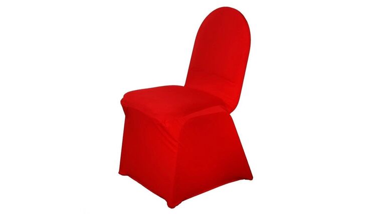 Spandex Banquet Chair Cover – Red | Rental