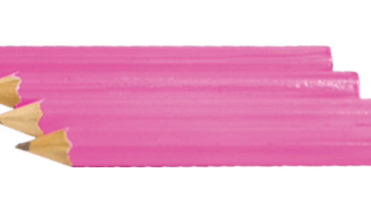 Black Light Pink Pencil | Rental