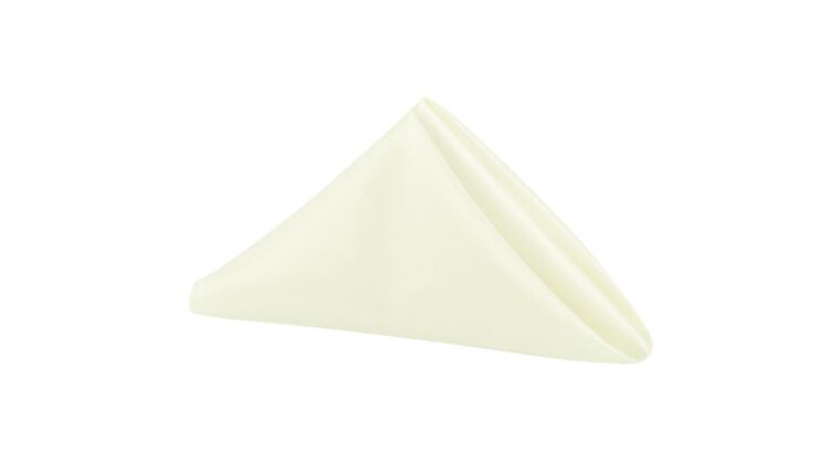 Taffeta Napkin 20″x20″ – Ivory | Rental Taffeta Napkin 20″x20″ – Ivory | Rental