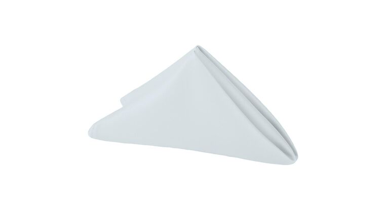 Lamour Satin Napkin 20″x20″ – Dusty Blue | Rental