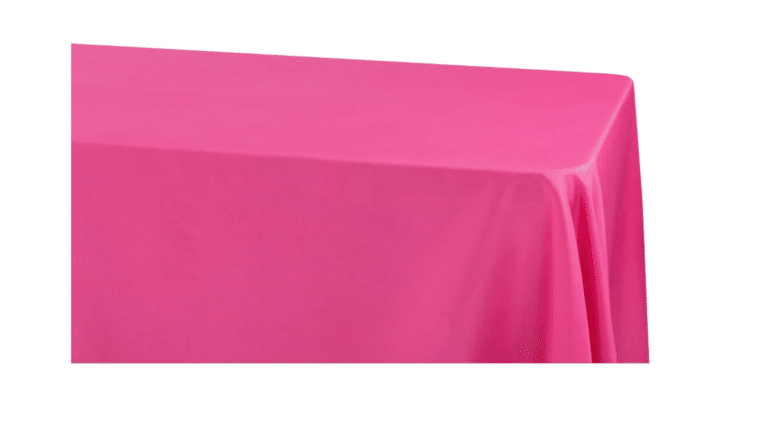 Polyester | Fuchsia | 90" x 132" Tablecloth | Rental