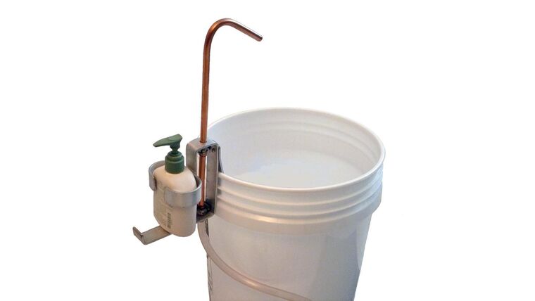 Single Tap Bucket Sink w/Foot Pump | Rental Single Tap Bucket Sink w/Foot Pump | Rental