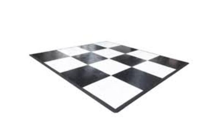 24′ x 24′ White & Black Check Dance Floor | Rental 24′ x 24′ White & Black Check Dance Floor | Rental
