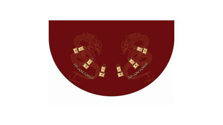 Pai Gow Poker – 6′ Casino Game Table Kit – Burgundy | Rental