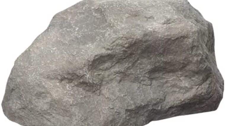 Outdoor Essentials Faux Rock , Small – Grey | Rental