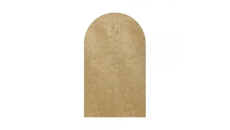 Chiara Arch Wall Panel – Wood (48″H x 34″W) | Rental