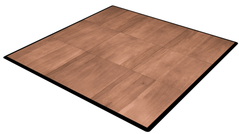 9′ x 9′ Dark Maple Dance Floor | Rental 9′ x 9′ Dark Maple Dance Floor | Rental