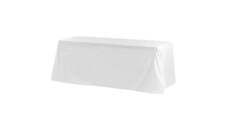 90″ x 132″ White Sequin Tablecloth | Rental