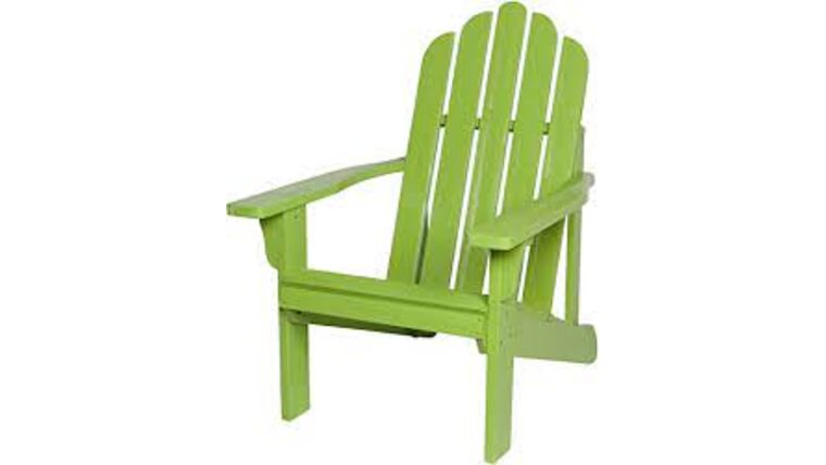 Adirondack Chair | Wood | Neon Green | Rental Adirondack Chair | Wood | Neon Green | Rental