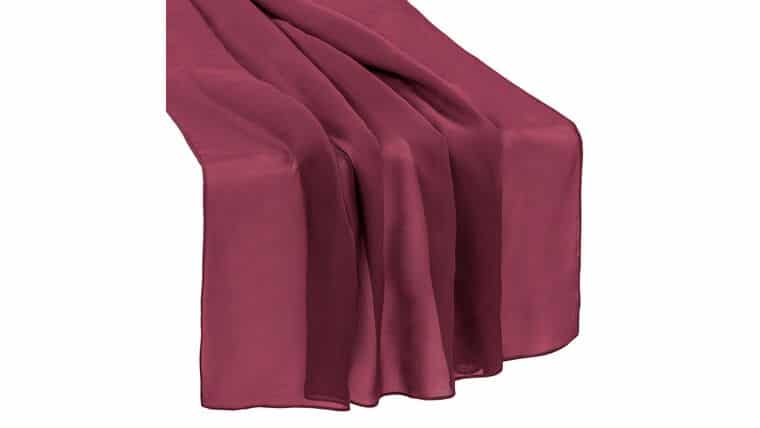 Chiffon Wedding Table Runner 27″x120″ – Mulberry | Rental