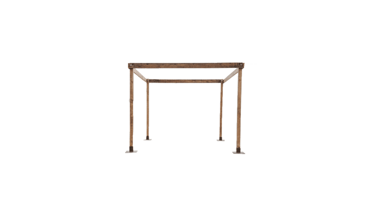 Cabana – 8′ x 12’w x 8’h Honey Brown Rustic Wood Cabana | Rental