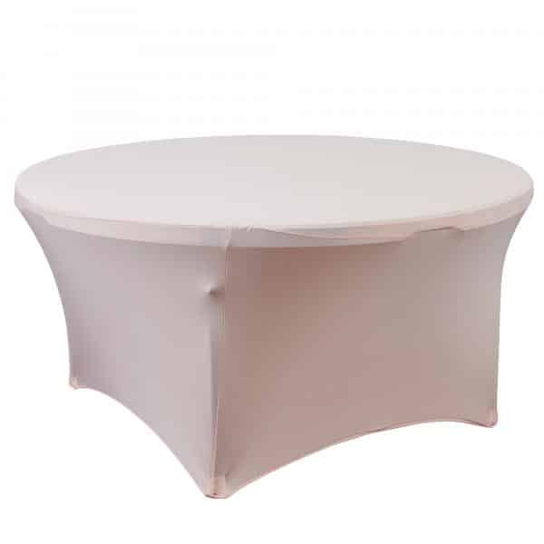Decostar™ Spandex Round Table Cover 72″ – Blush | Rental Decostar™ Spandex Round Table Cover 72″ – Blush | Rental